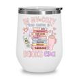 In My Cozy Iced Coffee And Books Era Wine Tumbler