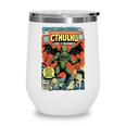 Cthulhu Lord Of Madness Vintage Comic Book Cover Wine Tumbler Cthulhu Lord Of Madness Vintage Comic Book Cover Wine Tumbler