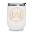 A Day Without Reading Is Like Just Kidding Book Lover Wine Tumbler