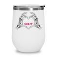 Dead Inside But I Still Read Romance Smut Book Lovers Wine Tumbler