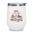 Dear Santa More Book Please Christmas Reading Book Librarian Wine Tumbler Dear Santa More Book Please Christmas Reading Book Librarian Wine Tumbler