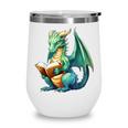 Dragon With Book Wine Tumbler Dragon With Book Wine Tumbler