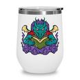 Dragon Read Reading Librarian Book Across America Kids Wine Tumbler Dragon Read Reading Librarian Book Across America Kids Wine Tumbler