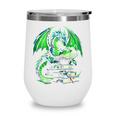 Dragon Reading Books Bookworm Wine Tumbler Dragon Reading Books Bookworm Wine Tumbler