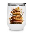 Dream Like Martin Floral Book History Month Women Men Wine Tumbler