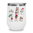 Ghost Santa Elf Squad Read Books Bookish Librarian Christmas Wine Tumbler Ghost Santa Elf Squad Read Books Bookish Librarian Christmas Wine Tumbler