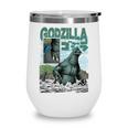 Godzilla Ocean Scene Comic Book Illustration Movie Monster Wine Tumbler