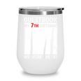 Guestbook 7th Birthday 7 Year Old Born 2018 Bday Wine Tumbler