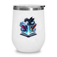High Lords & Wingleaders Book Club Fantasy Storm Dragon Wine Tumbler
