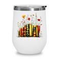 I'm With The Banned Banned Books Colorful Literary Fr Wine Tumbler