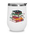 It's a Good Day To Read a Book Floral Stack Tee Wine Tumbler
