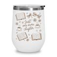 Just One More Chapter Book Lover Reading Men Women Matching Wine Tumbler Just One More Chapter Book Lover Reading Men Women Matching Wine Tumbler