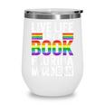 LGBTQ Quote Live Life Like A Banned Rainbow Book Wine Tumbler LGBTQ Quote Live Life Like A Banned Rainbow Book Wine Tumbler