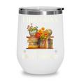 Librarian Of a Free Library Floral Book Lover Wine Tumbler Librarian Of a Free Library Floral Book Lover Wine Tumbler