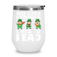 This Little Leprechaun Likes To Read St Patrick's Day Book Wine Tumbler