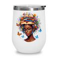 Month Honoring Past Inspiring Pride Melanin Book Wine Tumbler