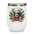 North Pole Book Club Books Reading Mug Gingerbread Wine Tumbler