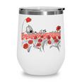 Poppy Field Wizard Of Oz Cowardly Brave Lion Book Wine Tumbler