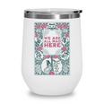 Puddin Threads Cheshire Cat Alice In Wonderland Vintage Book Adults Small Short Sleeve Classic Fit Wine Tumbler