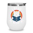 I Read Banned Books For Men Women Cat Banned Books Wine Tumbler