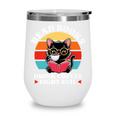Read Books Drink Coffee Fight Evil Cat Premium Wine Tumbler