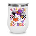 Read More Books Ghost Reading Book Teacher Halloween Wine Tumbler