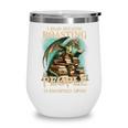I Read Because Roasting People Is Frowned Upon Dragon Book Wine Tumbler