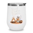 Read S'More Books Camping Outdoors Reading Campfire Smores Wine Tumbler Read S'More Books Camping Outdoors Reading Campfire Smores Wine Tumbler