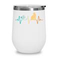 Reading Cat Heartbeat Book & Cat Lover Wine Tumbler Reading Cat Heartbeat Book & Cat Lover Wine Tumbler