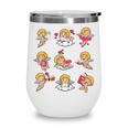 Reading Cupids Books Valentine's Day Teachers Book Lovers Wine Tumbler