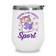 Reading Is My Favorite Sport Saying Quote Book Lovers Wine Tumbler