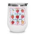 Reading Is My Jam Preppy Stawberry Bookworm Book Lover Nerd Wine Tumbler Reading Is My Jam Preppy Stawberry Bookworm Book Lover Nerd Wine Tumbler