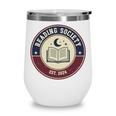 Reading Society Est 2024 Vintage Book Club Wine Tumbler