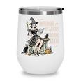 Retro Scary Horror Readers Book Club Spooky Halloween Wine Tumbler Retro Scary Horror Readers Book Club Spooky Halloween Wine Tumbler