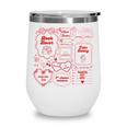 Romance Book Tropes Wine Tumbler