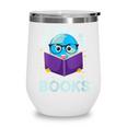 Save Earth It´s Only Planet With Books Reader Earth Day Wine Tumbler