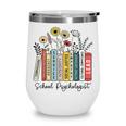 School Psychologist Book Psychology Teacher Appreciation Wine Tumbler School Psychologist Book Psychology Teacher Appreciation Wine Tumbler