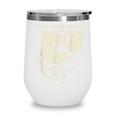 Skeleton Read More Books Wine Tumbler