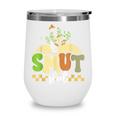 Spicy Book Lover Smut Slut Romance Reading Librarian Wine Tumbler