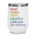 Stop Book Banning Pro Library Wine Tumbler