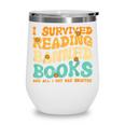 I Survived Reading Banned Books Read Librarian Men Women Wine Tumbler