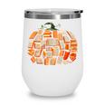 Thanksgiving Fall Books Pumpkins Vintage Library Teacher Kid Wine Tumbler Thanksgiving Fall Books Pumpkins Vintage Library Teacher Kid Wine Tumbler