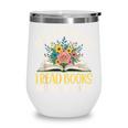 That's What I Do I Read Books And I Know Things Reading Wine Tumbler