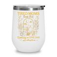 Tired Mom Club Bookish Things Booktrovert Book Lover Wine Tumbler