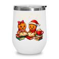 ’Tis The Season To Be Reading Book Lover Wine Tumbler