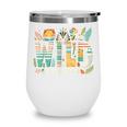 Wild About Reading Bookworm Book Reader Zoo Animals Wine Tumbler