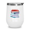 Winter Reading Book Bookworm Winter Wine Tumbler