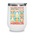 Women's DCC Many Faces Of Mordecai Grid Gamer Series Book Wine Tumbler Women's DCC Many Faces Of Mordecai Grid Gamer Series Book Wine Tumbler