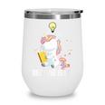 Women's Reading Is Lit Unicorn Library English Teacher Book Lover Wine Tumbler