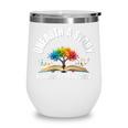 Women's Unearth a Story 2026 Summer Reading Program Tree Book Wine Tumbler Women's Unearth a Story 2026 Summer Reading Program Tree Book Wine Tumbler